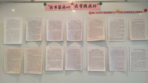 “我手寫我心，我學(xué)踐我行”