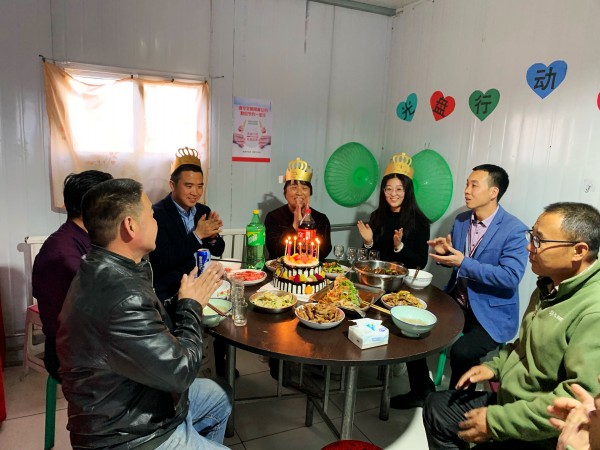 陜煤建設(shè)澄合分公司第十二項目部為職工舉辦生日PARTY情暖人心