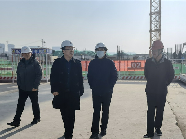 中電科集團(tuán)副董事長丁賢程蒞臨陜煤建設(shè)澄合分公司北斗星基建設(shè)項目檢查指導(dǎo)