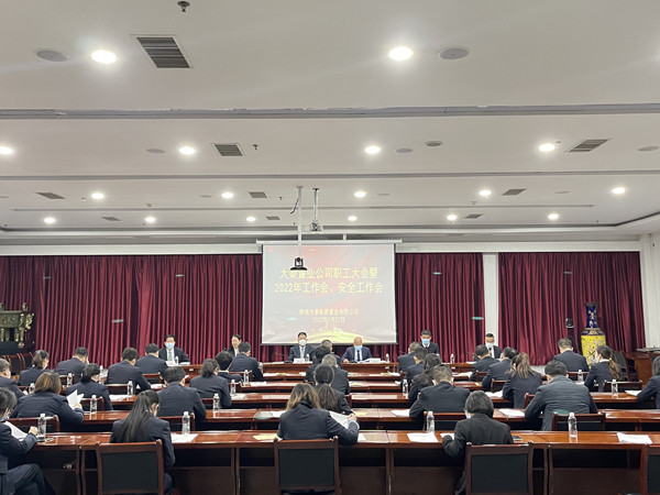 建設(shè)集團(tuán)大秦置業(yè)公司召開(kāi)職工大會(huì)暨2022年工作會(huì)、安全會(huì)