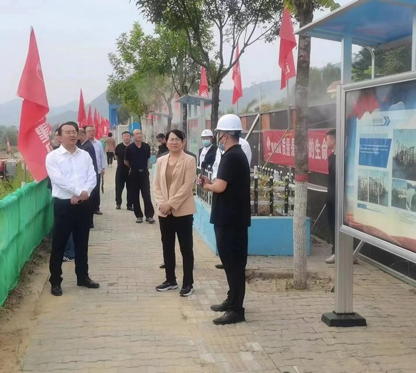 綏德縣委常委、副縣長(zhǎng)苗立群一行蒞臨綏德縣第二凈水廠項(xiàng)目檢查指導(dǎo)工作