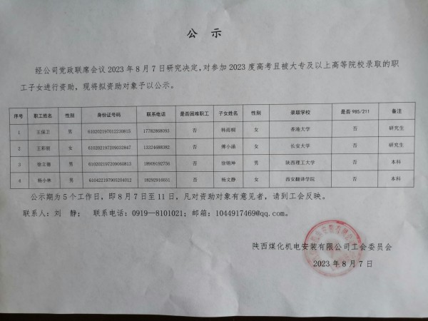 您有一筆助學(xué)金，請(qǐng)查收！