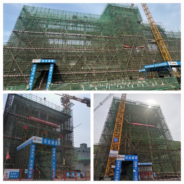 陜煤建設韓城分公司土建十一項目部：搶抓施工黃金季，多項工程喜封頂