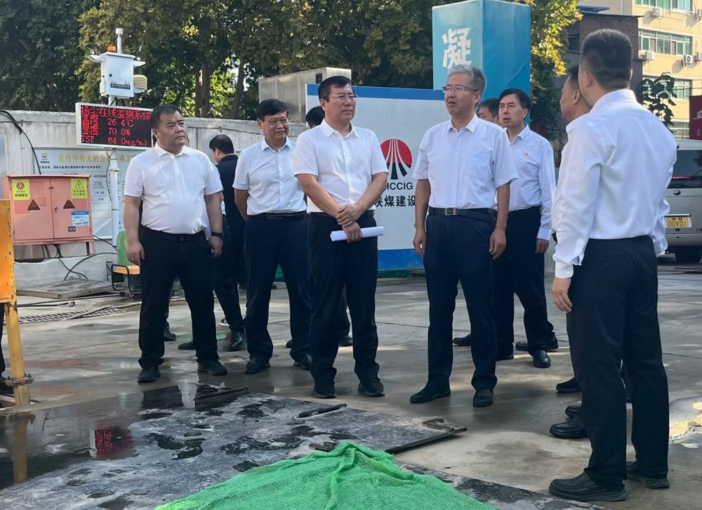 渭南市委副書記、市長陳曉勇一行蒞臨陜煤建設渭南分公司承建的梅園新村項目督導檢查工作